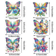 Load image into Gallery viewer, 6Pcs Acrylic Animal Flower Diamond Art Hanging Hooks Diamond Painting Art Hooks
