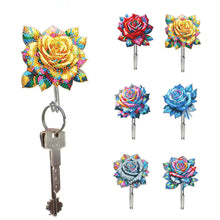 Load image into Gallery viewer, 6Pcs Acrylic Animal Flower Diamond Art Hanging Hooks Diamond Painting Art Hooks
