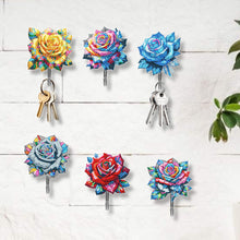 Load image into Gallery viewer, 6Pcs Acrylic Animal Flower Diamond Art Hanging Hooks Diamond Painting Art Hooks
