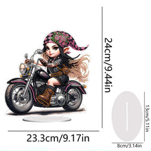 Load image into Gallery viewer, PVC Round Special Shaped Girl Animal 5D Diamond Painting Ornament for Home Decor
