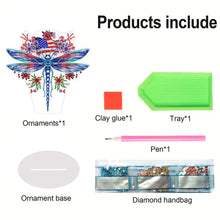 Load image into Gallery viewer, PVC Round Special Shaped Girl Animal 5D Diamond Painting Ornament for Home Decor
