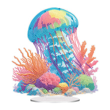 Load image into Gallery viewer, Acrylic Jellyfish Coral Diamond Painting Desktop Decorations Bedroom Table Decor
