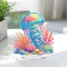 Load image into Gallery viewer, Acrylic Jellyfish Coral Diamond Painting Desktop Decorations Bedroom Table Decor
