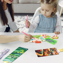 Load image into Gallery viewer, 4Pcs Landscape Diamond Decorative Serving Tray Diamond Painting Tray Handicraft
