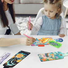 Load image into Gallery viewer, 4Pcs Landscape Diamond Decorative Serving Tray Diamond Painting Tray Handicraft
