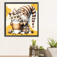 Load image into Gallery viewer, Diamond Painting - Full Round - Coffee bean gnome (30*30CM)
