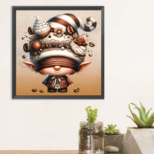 Load image into Gallery viewer, Diamond Painting - Full Round - Coffee bean gnome (30*30CM)
