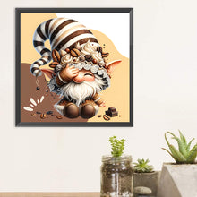 Load image into Gallery viewer, Diamond Painting - Full Round - Coffee bean gnome (30*30CM)
