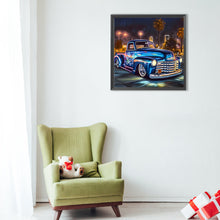Load image into Gallery viewer, Diamond Painting - Full Round - Blue classic car (40*40CM)
