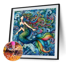 Load image into Gallery viewer, Diamond Painting - Full Round - Colorful mermaid (40*40CM)

