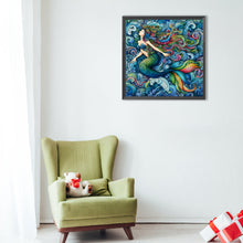 Load image into Gallery viewer, Diamond Painting - Full Round - Colorful mermaid (40*40CM)
