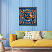 Load image into Gallery viewer, Diamond Painting - Partial Special Shaped - chicago bears (30*30CM)
