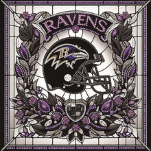 Load image into Gallery viewer, Diamond Painting - Partial Special Shaped - baltimore ravens (30*30CM)
