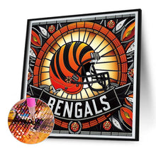 Load image into Gallery viewer, Diamond Painting - Partial Special Shaped - cincinnati bengals (30*30CM)
