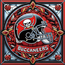 Load image into Gallery viewer, Diamond Painting - Partial Special Shaped - tampa bay buccaneers (30*30CM)
