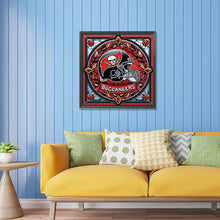 Load image into Gallery viewer, Diamond Painting - Partial Special Shaped - tampa bay buccaneers (30*30CM)
