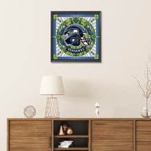 Load image into Gallery viewer, Diamond Painting - Partial Special Shaped - seattle seahawks (30*30CM)

