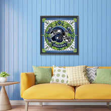 Load image into Gallery viewer, Diamond Painting - Partial Special Shaped - seattle seahawks (30*30CM)
