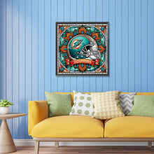 Load image into Gallery viewer, Diamond Painting - Partial Special Shaped - regular season miami dolphins (30*30CM)
