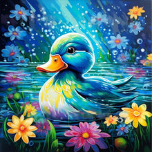 Load image into Gallery viewer, AB Diamond Painting - Full Round - Colorful little duck (40*40CM)

