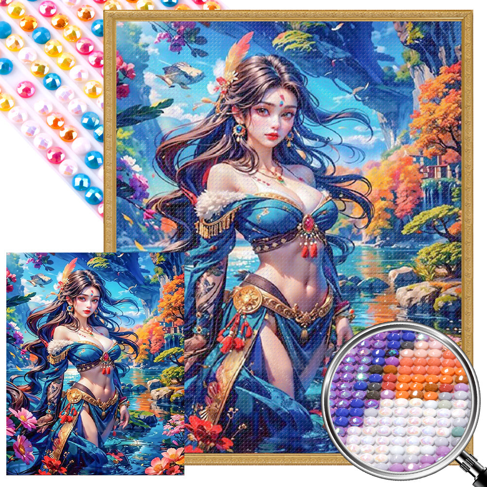 AB Diamond Painting - Full Round - Character series (40*50CM)