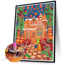 Load image into Gallery viewer, AB Diamond Painting - Full Round - gingerbread man hut (40*50CM)
