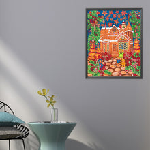 Load image into Gallery viewer, AB Diamond Painting - Full Round - gingerbread man hut (40*50CM)
