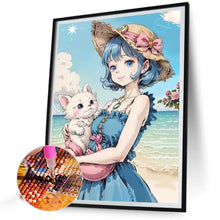 Load image into Gallery viewer, Diamond Painting - Full Round - girl (40*50CM)
