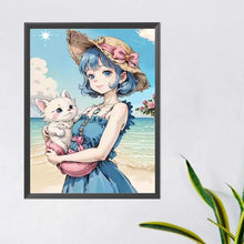 Load image into Gallery viewer, Diamond Painting - Full Round - girl (40*50CM)

