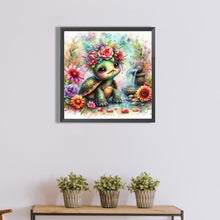Load image into Gallery viewer, Diamond Painting - Full Round - garden turtle (40*40CM)
