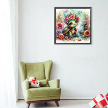 Load image into Gallery viewer, Diamond Painting - Full Round - garden turtle (40*40CM)
