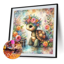 Load image into Gallery viewer, Diamond Painting - Full Round - pond turtle (40*40CM)
