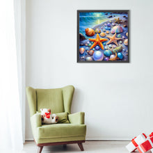 Load image into Gallery viewer, Diamond Painting - Full Round - Moonlight Beach Starfish Shells (40*40CM)
