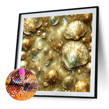 Load image into Gallery viewer, Diamond Painting - Full Round - Golden beach starfish shell (40*40CM)
