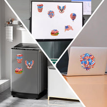 Load image into Gallery viewer, 6Pcs Independence Day Flag Tree Fridge Stickers Diamond Painting Fridge Magnet
