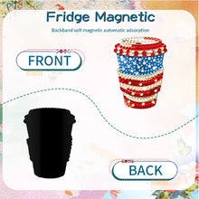 Load image into Gallery viewer, 6Pcs Independence Day Flag Tree Fridge Stickers Diamond Painting Fridge Magnet
