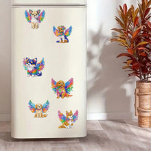 Load image into Gallery viewer, 6Pcs Acrylic Cartoon Animal Diamond Art Fridge Magnet Diamond Art Magnets Decals
