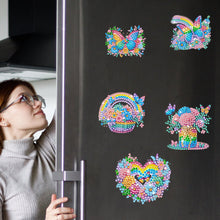 Load image into Gallery viewer, 6Pcs Acrylic Cartoon Animal Diamond Art Fridge Magnet Diamond Art Magnets Decals
