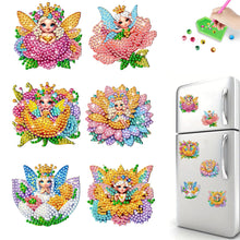 Load image into Gallery viewer, 6Pcs Acrylic Cartoon Animal Diamond Art Fridge Magnet Diamond Art Magnets Decals
