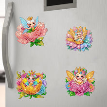 Load image into Gallery viewer, 6Pcs Acrylic Cartoon Animal Diamond Art Fridge Magnet Diamond Art Magnets Decals

