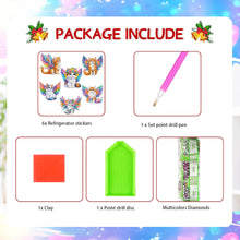 Load image into Gallery viewer, 6Pcs Acrylic Cartoon Animal Diamond Art Fridge Magnet Diamond Art Magnets Decals
