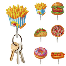 Load image into Gallery viewer, 6Pcs Acrylic Animal &amp; Flower Diamond Art Craft Wall Hooks Diamond Painting Hooks
