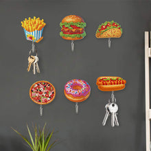 Load image into Gallery viewer, 6Pcs Acrylic Animal &amp; Flower Diamond Art Craft Wall Hooks Diamond Painting Hooks
