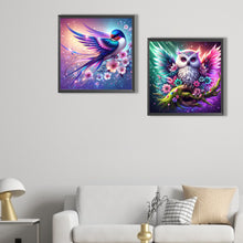 Load image into Gallery viewer, 2pcs AB Diamond Painting - Full Round - swallow owl (40*40CM)
