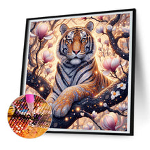 Load image into Gallery viewer, Diamond Painting - Full Round - tiger and kapok (30*30CM)
