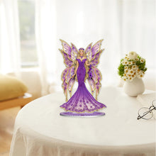 Load image into Gallery viewer, Double Sided Butterfly Girl 5D DIY Diamond Art Tabletop Decorations Winged Fairy
