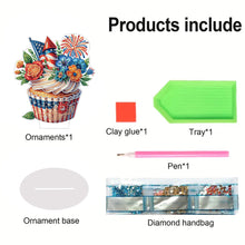 Load image into Gallery viewer, Double Side Special Shape Dessert Desktop Diamond Art Kits for Home Office Decor
