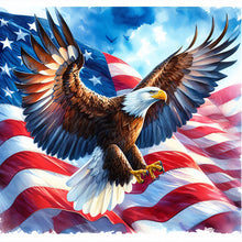 Load image into Gallery viewer, AB Diamond Painting - Full Square - Independence Day eagle (40*40CM)
