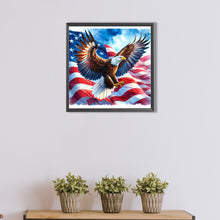 Load image into Gallery viewer, AB Diamond Painting - Full Square - Independence Day eagle (40*40CM)
