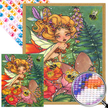 Load image into Gallery viewer, AB Diamond Painting - Full Round - flower elf (40*50CM)
